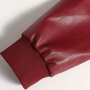 Men Genuine <b>Leather</b> <b>Jacket</b> Slim Fit Biker Motorcycle <b>Winter</b> Coat OEM Custom Wholesale Factory - Product Image 6