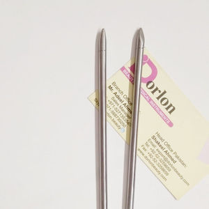 Premium Quality Stainless Steel Hot Selling Custom Logo Reusable Stainless Steel Eyebrow Wax Stick Makeup <b>Tools</b> - Product Image 3