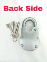 20 ans de garantie de qualité supérieure cadenas de confinement de Style Antique en laiton et fer avec 3 clés fonctionnelles/cadenas de confinement Alcatraz