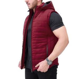 Gilet matelassé léger pour homme, séchage rapide, haute qualité, prix de gros, personnalisable, style streetwear décontracté, grandes tailles - Product Image 4