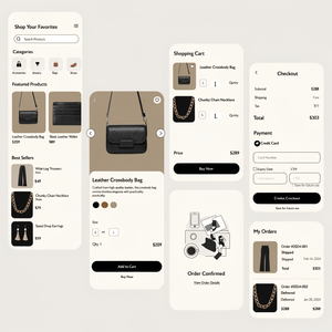 แอปพลิเคชันอีคอมเมิร์ซพร้อมประวัติการสั่งซื้อ &amp;   ใบเสร็จ - Product Image 3