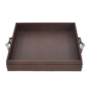 Restaurant Supplies <b>Breakfast</b> Serving <b>Tray</b> With Horse Bit Handles Decorative <b>Trays</b> Event Supplies Luxury <b>Tray</b> For Home Decor - Product Image 5