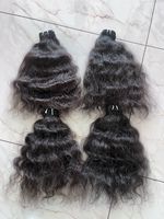 Extensions de cheveux vierges brésiliens Remy teints clair de qualité supérieure, cheveux indiens pour style lisse, cheveux humains bruts de temple blanchis
