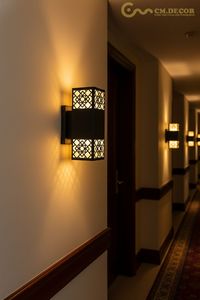 Steel/inox LED 300 lm Modern/Japanese Viet Nam 3500K (Warm White) Touch Control Wall Light for Living Room Bedroom Hallway Black - Product Image 5