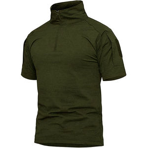 Chemises décontractées pour hommes à prix d'usine en gros – Qualité supérieure, vente chaude, séchage rapide, manches courtes, style uni, pour l'extérieur et le travail en hiver - Product Image 4