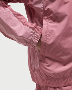 Conjunto Deportivo Unisex Rosa de Poliéster/Algodón, Manga Larga, Cierre de Cremallera, Estilo Deportivo, Corte Regular, para Adultos, Ropa de Primavera, Color Sólido - Product Image 5