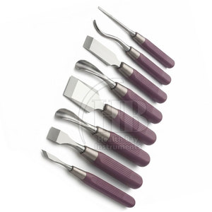 Ensemble de ciseaux à os orthopédiques manuels en acier inoxydable, instruments chirurgicaux professionnels, outils de coupe osseuse de précision - Product Image 2