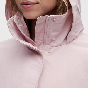 Hot Selling Pink Stand Collar Utility <b>Jacket</b> With Pockets Full <b>Sleeve</b> Windproof Polyester Women's <b>Short</b> Autumn Softshell <b>Jacket</b> - Product Image 4