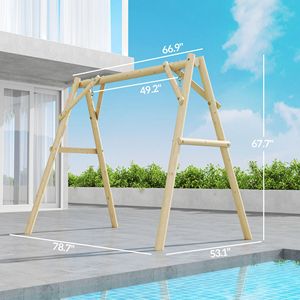 "660 Lbs Porch <b>Swing</b> <b>Frame</b> for DIY Egg <b>Swing</b> with Pe Material" - Product Image 3