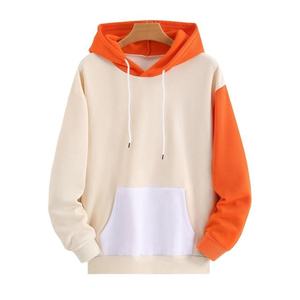 Sweat-shirt à capuche color block à manches longues, pull décontracté en tissu doux avec poche avant, confortable pour le quotidien, coupe décontractée, vêtement d'extérieur - Product Image 1