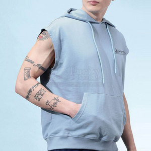 <b>Classic</b> Style Clothing Sleeveless Hoodies Breathable Material Sleeveless Hoodies Regular Fit Sleeveless Hoodies - Product Image 4