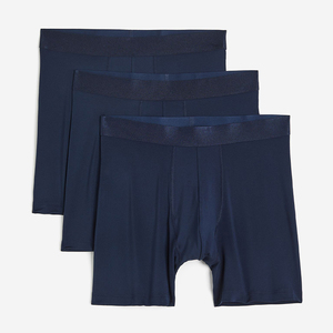 Men's Modal <b>Boxer</b> Briefs Anti-static Mid-Rise Thin Comfortable Sports Breathable Underwear Flat - Product Image 2
