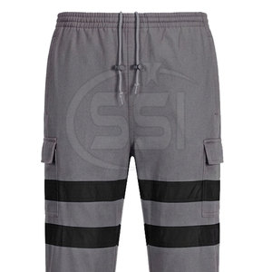 Pantalon de travail jogger LED étanche ANSI Classe 2 pour l'ingénierie de construction, avec plusieurs poches et taille confortable pour usage quotidien - Product Image 2