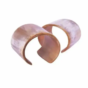 Premium Handmade Buffalo and Ox Horn Napkin <b>Rings</b> High Gloss Finish at <b>Cheap</b> Price - Product Image 6