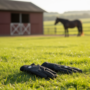 Custom TM STARTECH Unisex Summer Horse Riding Gloves Stretchable <b>Synthetic</b> <b>Leather</b> OEM/ODM Available - Product Image 3