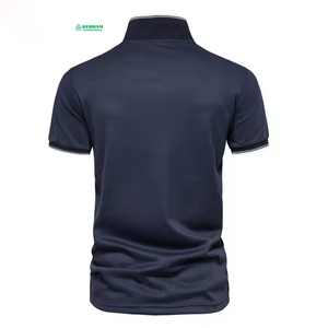 Chemise polo tendance, respirante, légère, en polyester/coton, à manches courtes, pour hommes, de haute qualité, OEM - Product Image 1