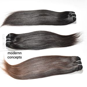 Venta al por mayor de cabello humano virgen vietnamita de calidad superior de donante joven con cutícula completa alineada recta sedosa extensiones de cabello - Product Image 1