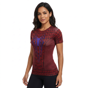 T-shirts de sport pour hommes de haute qualité, printemps 2021, fitness, séchage rapide, coupe régulière, compression, 100% coton - Product Image 2