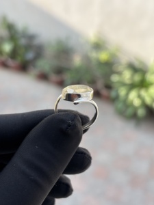 925 Sterling <b>Silver</b> Trending Handmade <b>Ring</b> Gift For Her Golden Rutile Gemstone <b>Ring</b> Jewelry For Women <b>Silver</b> <b>Boho</b> Style Jewelry - Product Image 2
