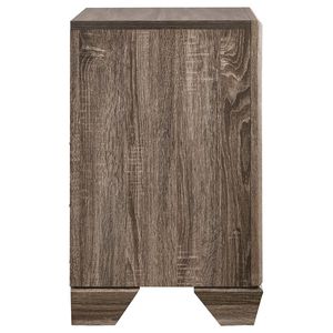 Comodino Rettangolare a 2 Cassetti Tomasina in Finitura Lavata Color Tortora - Product Image 6