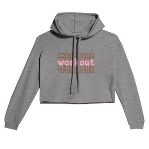 Hoodie court de sport pour femme, coupe ajustée, 100% coton molletonné, écologique, ODM - Product Image 5