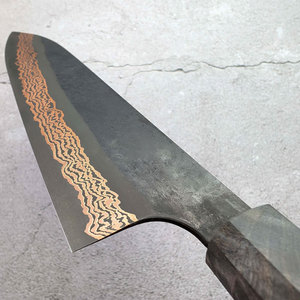 Cuchillo de Chef Hecho a Mano de Cobre Damasco, Cuchillo de Cocina Premium, Cuchillo Profesional para Preparación de Alimentos, Herramienta de Cocina para Restaurantes - Product Image 2