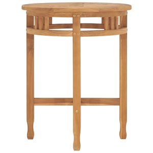 Petite table de bistrot en teck massif, mobilier d'extérieur durable - Product Image 2