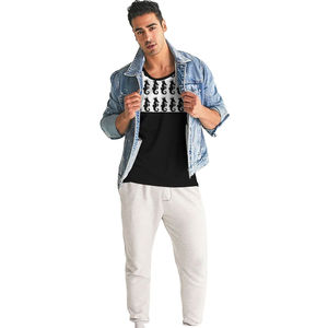 Chaleco negro personalizado para hombre, 100% algodón, cuello en U, camisetas sin mangas para serigrafía con la mejor calidad a bajo precio, servicios OEM, camiseta sin mangas para hombre - Product Image 2