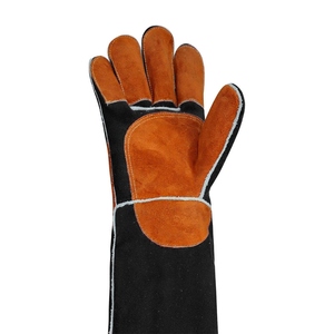 Guantes de Soldadura de Cuero Reforzado, Resistentes a la Abrasión, de Larga Duración, para Trabajo Pesado y Protección contra Incendios - Product Image 4