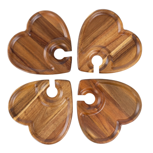 Portavasos de Madera de Acacia al por Mayor, Bandeja para Exhibición de Postres, Accesorios Personalizables para Bebidas, Portátil, de Vietnam - Product Image 2
