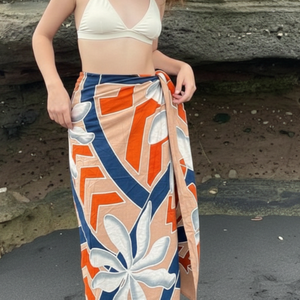 Pareo de Playa de Rayón Personalizado al por Mayor para el Mercado de EE. UU., Nueva Zelanda y Australia, Ropa Ligera para Resort, Fabricante OEM ODM Directo de Fábrica - Product Image 4