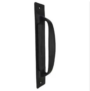 Modern Polished Stainless Steel Durable Anti-Rust <b>Door</b> Lever Handle Long Backplate Oval Base Interior Wooden <b>Glass</b> Room Entry - Product Image 4