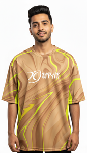 Vêtements décontractés pour hommes, coupe régulière, sublimation, manches courtes, polyester/coton, streetwear, mode - Product Image 2
