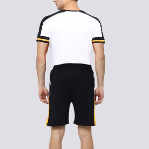 Ensemble short et t-shirt décontracté en coton surdimensionné pour homme, tenue assortie, séchage rapide, vêtements de sport, vente en gros, logo personnalisé - Product Image 2