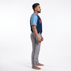 Maillot de baseball rétro pour homme, 100% polyester, sublimé, avec impression numérique du nom et du logo de l'équipe, personnalisable OEM - Product Image 3