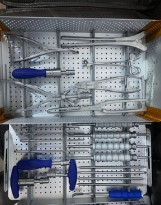 Ensemble d'instruments de stabilisation de la colonne vertébrale avec boîte pour les procédures de chirurgie orthopédique de la colonne vertébrale, kit d'instruments chirurgicaux réutilisables - Product Image 4