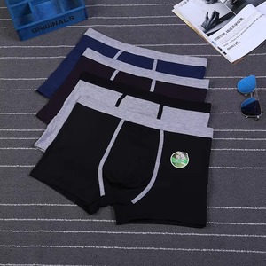 Men's Spandex/Polyester <b>Boxer</b> Briefs-Quick Dry Knitted Fabric <b>Custom</b> Logo Options OEM Service Wholesale Sportswear Supply - Product Image 3