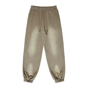 Custom <b>Men's</b> Streetwear Sweatpants <b>Men's</b> <b>Trousers</b> Acid Washed Sun Faded Flare <b>Baggy</b> <b>Men</b> Jogger <b>Trousers</b> - Product Image 1