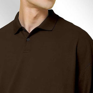 Polo homme uni, grande taille, respirant, manches courtes, pour l'été, style décontracté, coupe classique - Product Image 3
