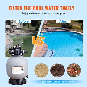 Filtro a Sabbia da 19 Pollici per Piscine Interrate con Portata Fino a 45 GPM, Sistema di Valvole Multiporta a 7 Vie - Product Image 6
