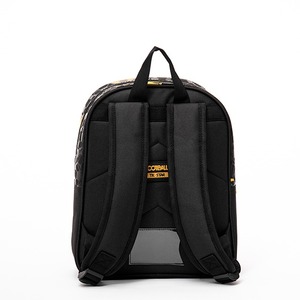 Sac à dos unisexe en PU à motif géométrique hexagonal, résistant à l'eau, avec fermeture éclair, sac à dos de jour - Product Image 4