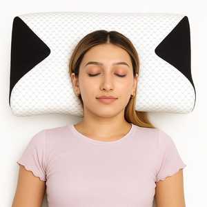 Wholesale Luxury <b>Orthopedic</b> Memory Foam <b>Pillow</b> Butterfly Shape Anti-Snoring Side Sleepers Cervical Neck Support Solid Pattern - Product Image 2