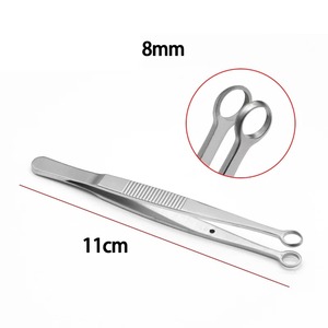 1 <b>Pc</b> Class I Stainless Steel Chalazion Forceps 5mm Round Ophthalmic Surgical Instrument <b>Set</b> Manual - Product Image 2