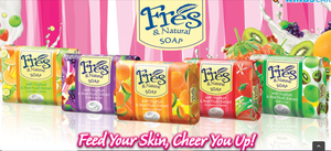 Savon frais et naturel au yaourt et aux fruits véritables, fraise et vanille, 70g, meilleur prix - Product Image 6