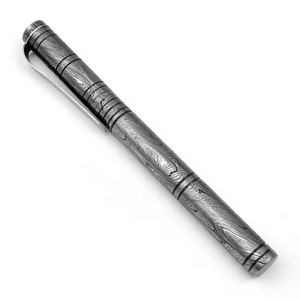 Bolígrafo de Acero de Damasco de Acción Rápida, Lujoso y Hecho a Mano, Bolígrafos Metálicos con Punta de Bola, Herramienta de Escritura Ejecutiva para Oficina, Regalo de Papelería - Product Image 4