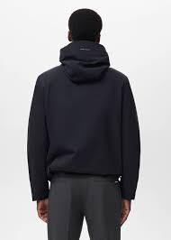 striking hoodie features a bold, high-contrast split-tone design, merging street-art aesthetics with a contemporary urban - Product Image 3