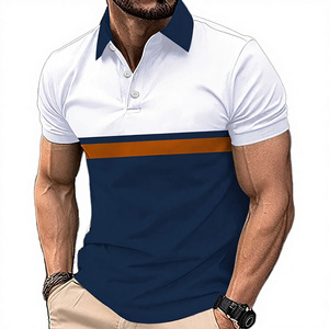 Polos pour hommes très vendus, couleur unie, vêtements décontractés, nouveau design, logo personnalisé, coton respirant, grande taille, polo de haute qualité - Product Image 6