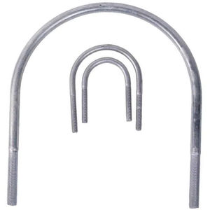 Perno de Anclaje en Forma de U M16, Zincado, para Uso en Conexiones de Construcción Industrial - Product Image 1