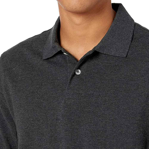 Wholesale High Quality <b>Button</b> Closure Breathable Casual Polo <b>Shirts</b> with Custom Logo Front <b>Half</b> Sleeve for Men - Product Image 6
