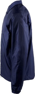 Men's Navy Blue <b>Coach</b> Jacket Regular Fit Turn-down Collar Button Front Waterproof Casual Outerwear Spring Wear - Product Image 3